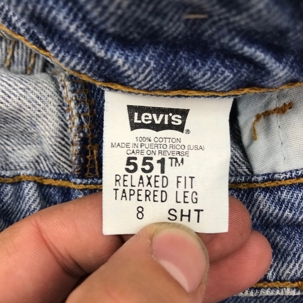 NWT Vintage Levi’s 551 High Waist wedgie fit Jeans - Picture 7 of 7
